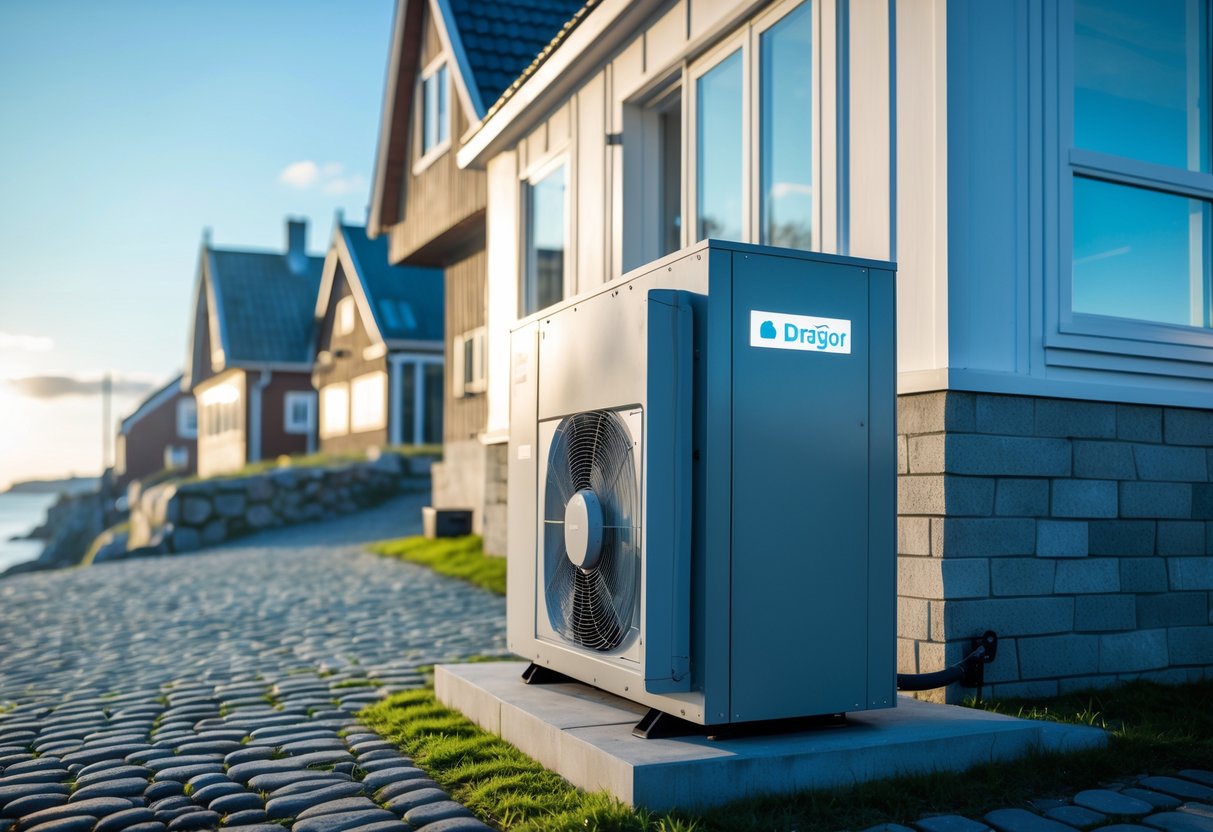 Effektiv energiloesning med varmepumpe i Dragoer